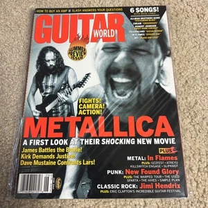 Guitar World Magazine June 2004 Metallica Slash Hendrix In Flames Mustaine - Picture 1 of 1
