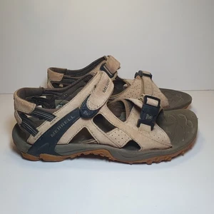 Merrell Kahuna III Women's Taupe Sandals with Vibram Soles, Size UK 7 - Picture 1 of 18