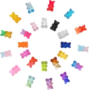 25Pcs Cute Gummy Bear Shoe Charms for Girls Clog Sandals, DIY Shoe...  - Picture 1 of 8