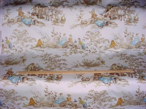 3Y Kravet Couture Hinter Guinevere Pastoral Print Cotton Upholstery Fabric - Picture 1 of 3