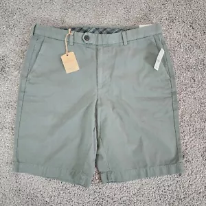 NWT Brooks Brothers 1818 Shorts Mens 38 X 11 Green Bermuda Stretch Flat Front - Bild 1 von 12