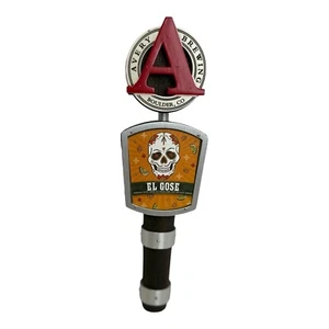 Maniglia rubinetto teschio Avery Brewing estremamente rara El Gose Co Boulder, Colorado Nuovo - Foto 1 di 5