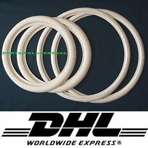 Front 21" Slim Rear 15" Wide Motorcycle White Wall Port a wall Tire insert Trim - Picture 1 of 4