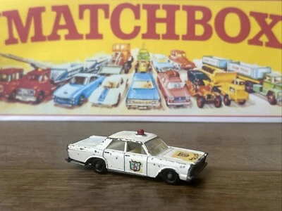Vintage 1966 Matchbox Series 1-75 Lesney England - Ford Galaxie Police No. MB55 - Image 1 of 4