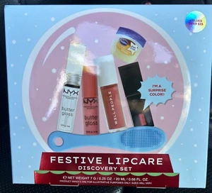 NYX Professional Makeup 6 pc Festive Lip Care Discovery Set New in Box - Sealed - Picture 1 of 4