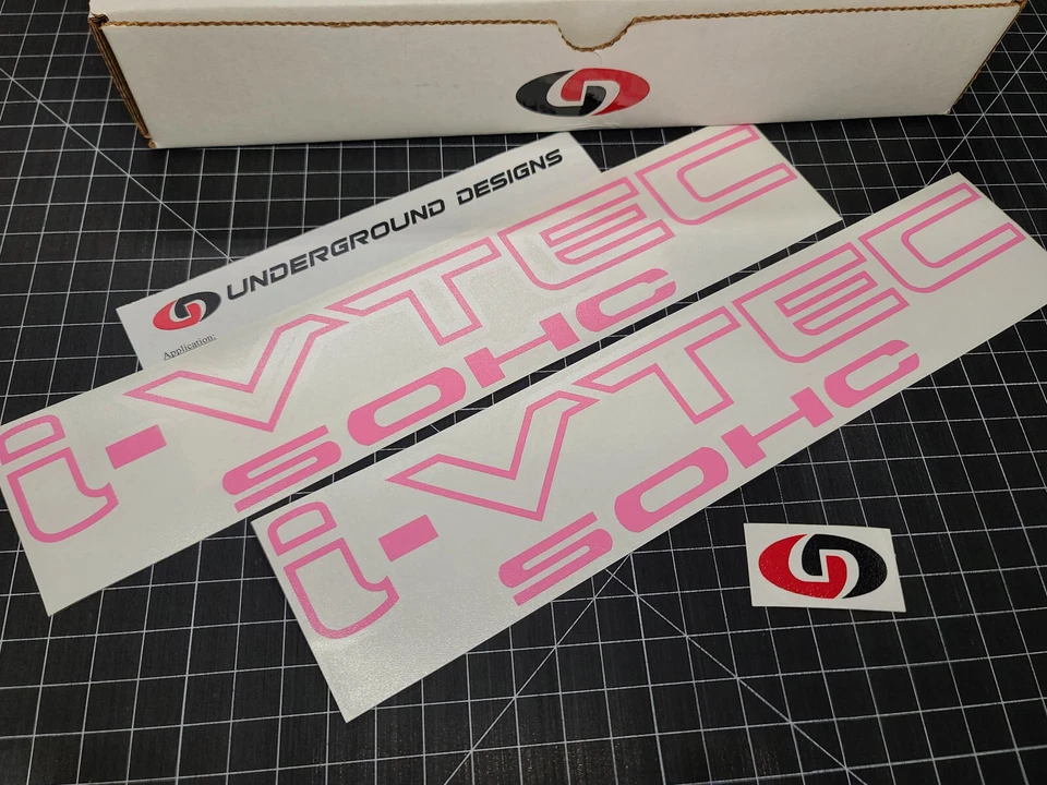 I-VTEC SOHC Decals (2pk) Door Rocker Panel Stickers Fits Honda Civic Acura RSX - Image 1 of 4
