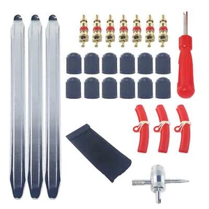Herramienta de montaje de neumáticos hierro de montaje palanca de montaje para moto bicicleta KIT - Imagen 1 de 12