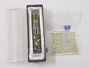 Estuche Mezuzá + Kosher 7cm Pergamino Klaf Sacerdotal De Israel Mezuza - Imagen 1 de 7