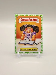 Nearsighted NADIA 2022 Topps Garbage Pail Kids Book Worms #3b Booger Green - Picture 1 of 2