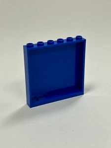 Lego Large 1x6x5 Blue Panel Wall - Picture 1 of 1
