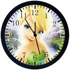 Disney Tinker Bell Black Frame Wall Clock Nice For Decor or Gifts X56