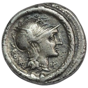 L. Manlius Torquatus. 113-112BC AR Denario Republicano - Imagen 1 de 3