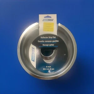 CAMCO REFLECTOR DRIP PAN 8" FITS GE/HOTPOINT RANGES 00433 - Picture 1 of 2