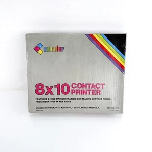 Vintage Unicolor 8x10 Negative Film Contact Printer Printing Easel Darkroom NEW - Picture 1 of 6