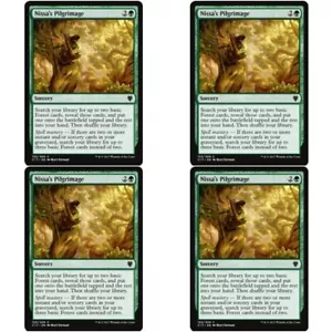 4 x NISSA'S PILGRIMAGE NM Commander 2017 mtg Green - Sorcery Com - Picture 1 of 1