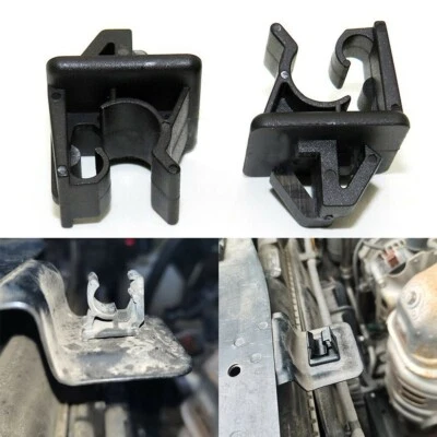 2 piezas clips de soporte de varilla para capó de coche negro apto para Honda Accord Civic CR-V Foto 1 de 4