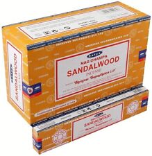 Satya Nag Champa Sandalwood Incense Sticks  Box 12 Packs by Satya