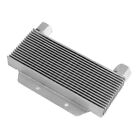 Car Auto Silver Aluminum Alloy Engine Oil Cooler Radiator 15 Rows Motorcycle