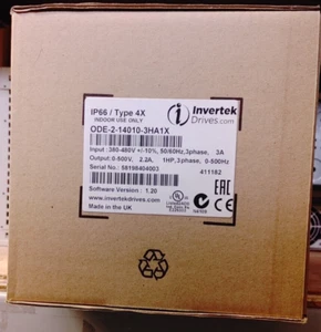 INVERTEK ODE-2-14010-3HA1X IP66 / TYPE4X 1HP 3PH 480VAC 2.2A NEW!! QUANTITY!! - Picture 1 of 2