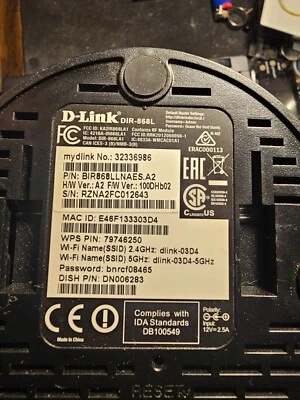 Wireless Router, D-Link DIR-868L - Image 1 of 4