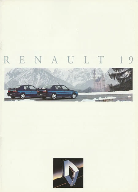 BROCHURE Renault R19 - 6/1992 - Italian - Immagine 1 di 1