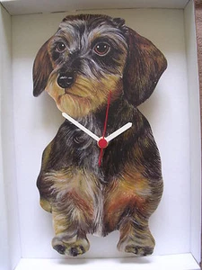 Wirehound Dachshund Dog Wall Clock. New & Boxed.Wire Hound - Picture 1 of 1