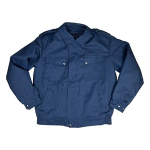 Chaqueta de bombardero azul de la Fuerza Aérea Holandesa con forro - Imagen 1 de 7