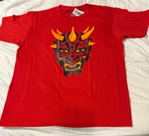 IN HAND nwt STAR WARS CELEBRATION JAPAN 2025 oni DARTH MAUL t-shirt XL red - Picture 1 of 3