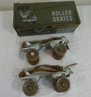 Vtg Sears Roebuck Co Simpsons Limited Metal Roller Skates USA Orig Box 610-2303