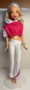 MY SCENE DOLL : MATTEL BARBIE KENNEDY SPORTY STYLE ADIDAS TRACK SUIT BOTTOMS - Picture 1 of 3