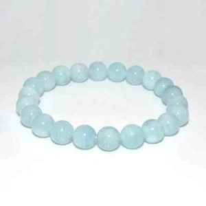 Bracciale in ACQUAMARINA 6 mm. elastico - Imagen 1 de 3