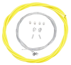 Basic Bicycle Brake Cable Kit for BMX/MTB - LEMON YELLOW - Picture 1 of 1