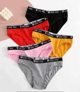 Paquete de 5 Panties Sexy para Mujer Ropa Interior Tanga Transpirables Elásticas - Picture 1 of 6