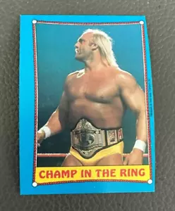 1987 HULK HOGAN Topps #37 WWF Champ in the Ring - Picture 1 of 2