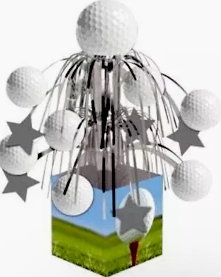 Sports Fanatic Golf Mini Cascade Centerpiece Birthday Party Decorations - Image 1 of 2
