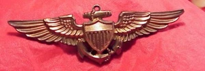 WWll US Navy Marine Corps USMC Piloto Alas NS Meyer Naval Aviator Segunda Guerra Mundial Bar Pin - Imagen 1 de 9