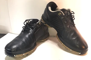 Nike Zoom Trophy Para hombres Tenis Talla 9 Cuero Negro Zapatos de Golf 483246-001 - Imagen 1 de 8