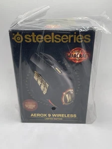 SteelSeries Aerox 9 Wireless World of Warcraft Edition MMO Gaming Mouse - Afbeelding 1 van 4