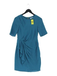 Whistles Women's Midi Dress UK 10 Blue Silk with Elastane, Polyester Bodycon - Picture 1 of 5