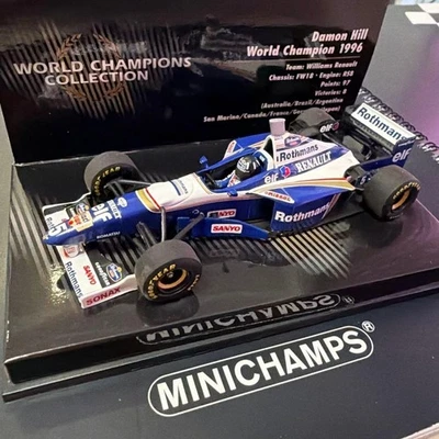 Modellino auto F1 Minichamps 1/43 Williams Renault FW18 Damon Hill Rothmans - Immagine 1 di 4