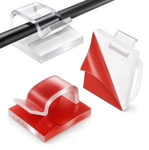 50PCS Self-Adhesive Cable Clips for Efficient Wire Management - Picture 1 of 8