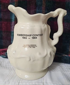 Vintage , Large! Jim Beam IAJBBSC Bedroom Style Pitcher. - Picture 1 of 5