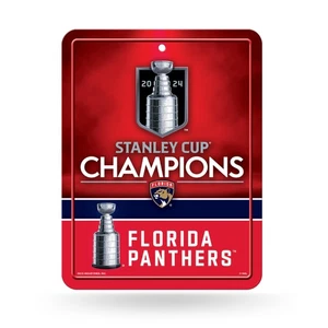 NHL Hockey Florida Panthers 2024 Stanley Cup Champions 8.5" x 11" Carbon Fibe... - Picture 1 of 8