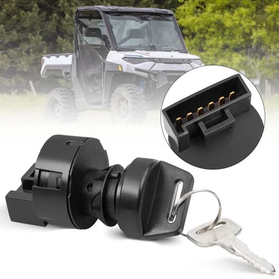Ignition Key Switch 4012165 For Polaris Ranger Crew 500 570 700 800 900 2010-18 - Image 1 of 4