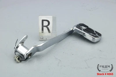 2003 Harley Road King Back Rear Brake Pedal Lever + Pad NOSTALGIC CHROME - Image 1 of 4