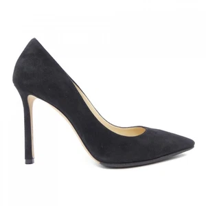 JIMMY CHOO Pumps Women's Size 35.5 Black Suede - Picture 1 of 6