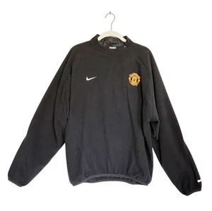 Pullover polar Nike Y2K Manchester United Therma-Fit en negro - talla M - Imagen 1 de 10