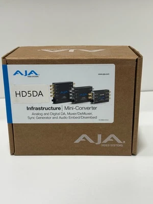 AJA HD5DA HD-SDI / SDI Serial Digital Distribution Amplifier HD5DA-R0 - Image 1 of 3