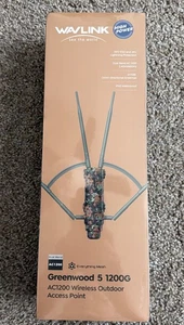 Wavlink AC1200 Dual Band Outdoor Access Point Greenwood 5 1200G Repeater - Picture 1 of 2