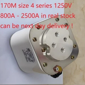 Nuovo Fusibile Semiconduttore 170M7804 1250V 1200A 4BKN/105 Tipo K Indicatore - Foto 1 di 2